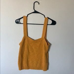 BP Gold Cropped Tank Top